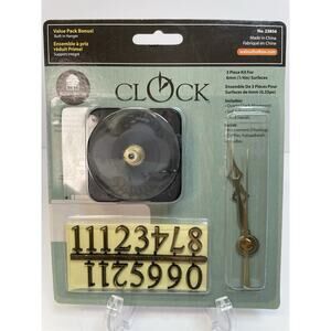 Walnut Hollow Quartz Clock Movement 3-Piece Kit